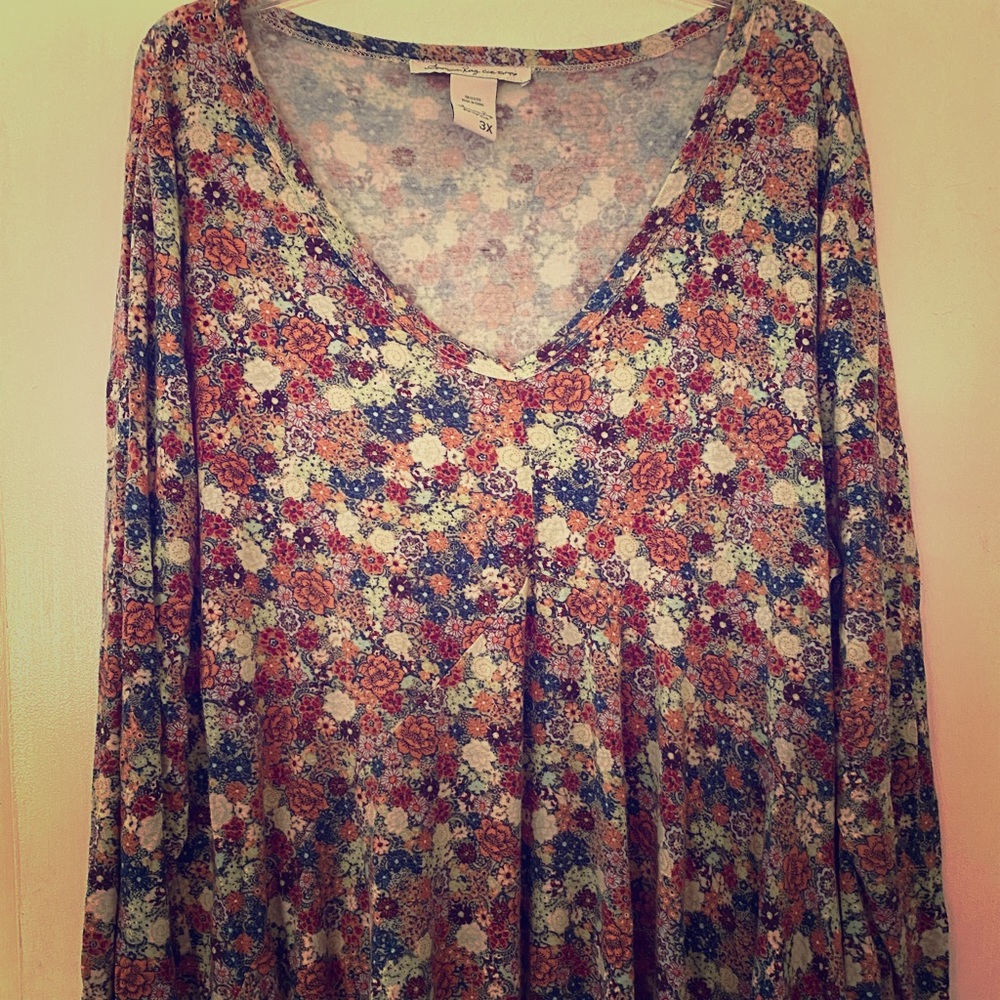 Multi colored tunic